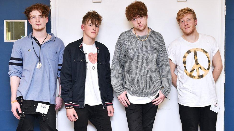 Viola Beach at the BBC's Maida Vale studios