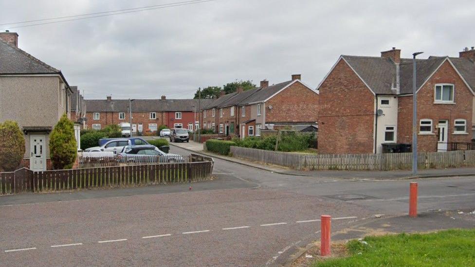 The entrance to Mayfield Avenue in Middlesbrough