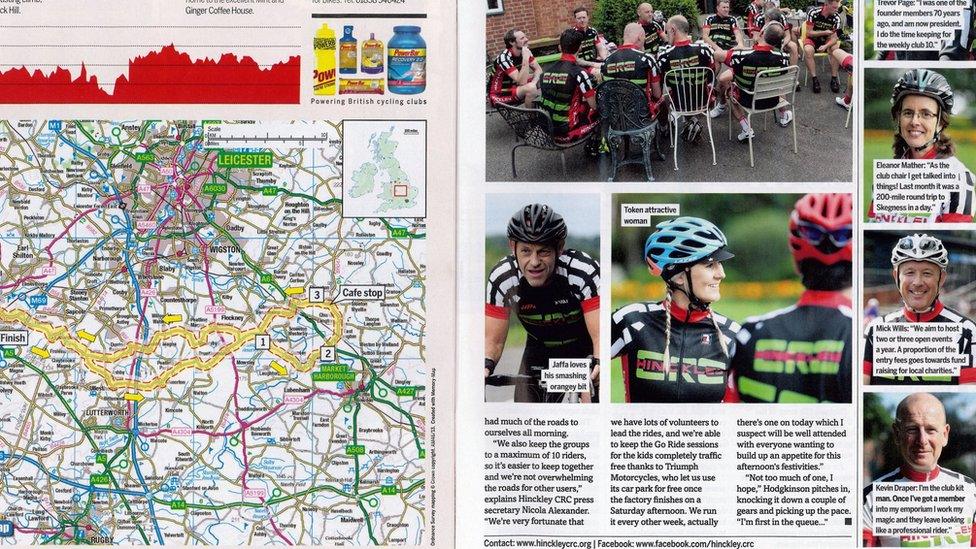 Hinckley CRC Cycling Weekly sexism