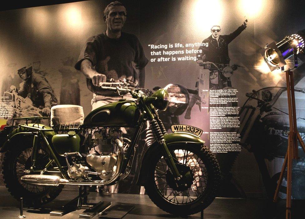 Steve McQueen's Triumph TR6 Trophy from The Great Escape