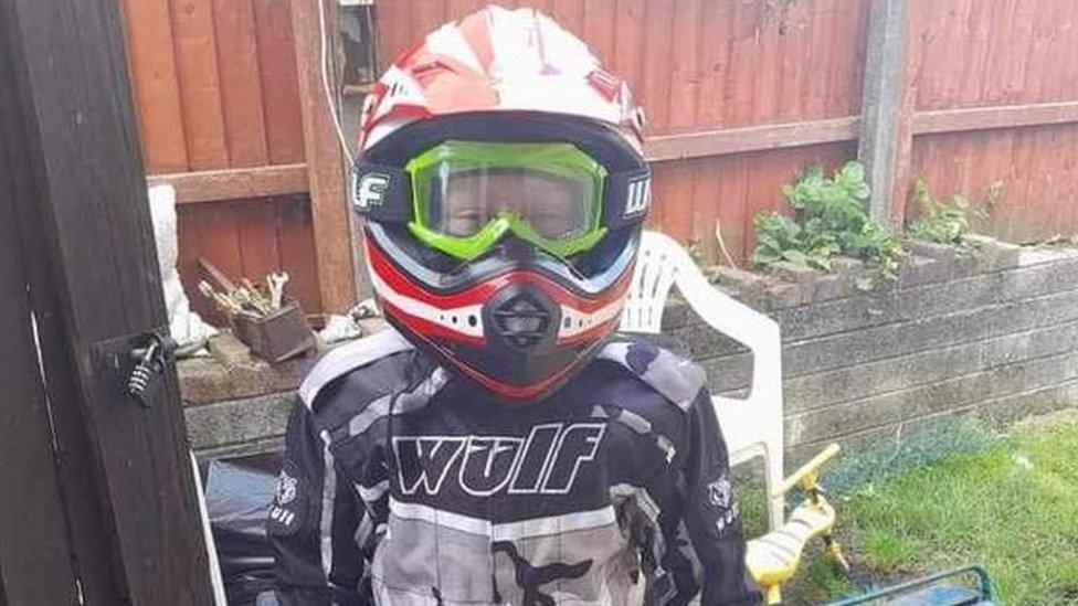 Kyran is a keen biker