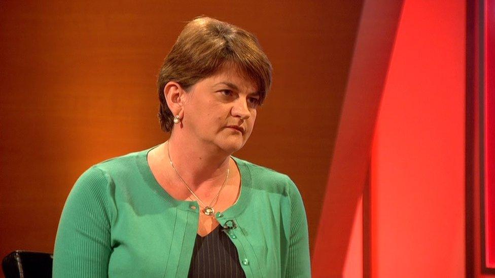 The Democratic Unionist Party's Arlene Foster