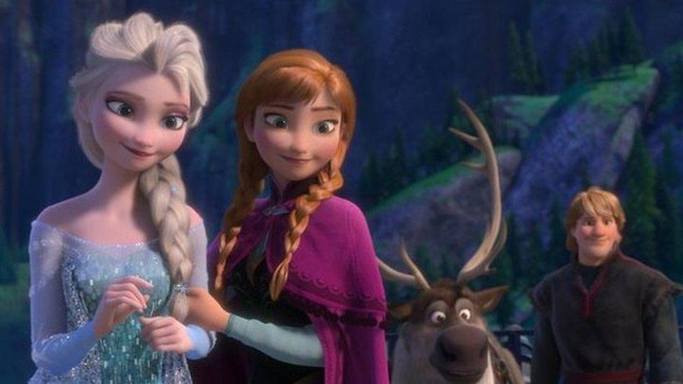 A scene from Disney's Frozen