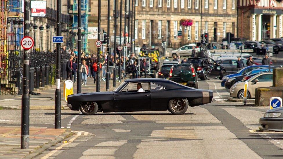 Filming Fast and Furious 9 in Edinburgh