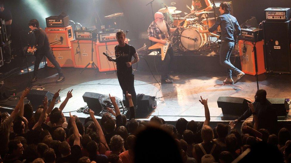 Concert at Bataclan theatre