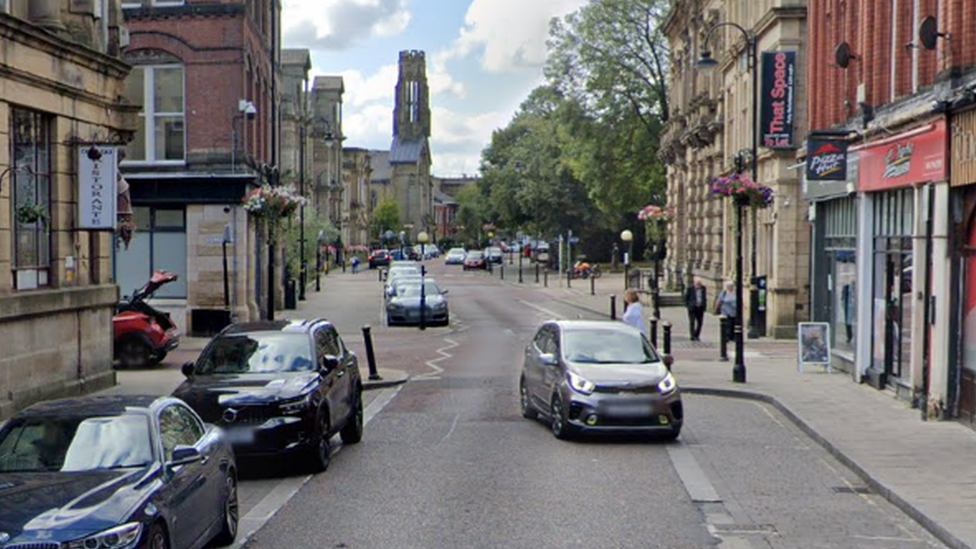 The man died later in hospital after being punched in a fight on Silver Street in Bury