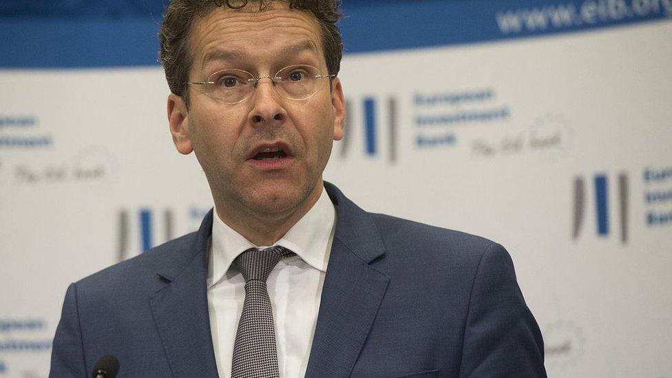 The head of the Eurogroup, Jerome Dijsselbloem