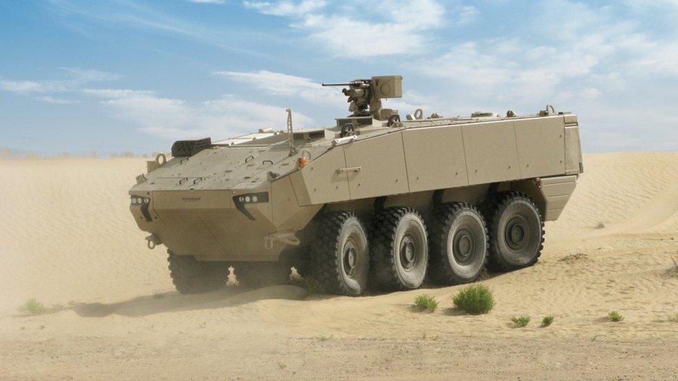 General Dynamics Piranha vehicle