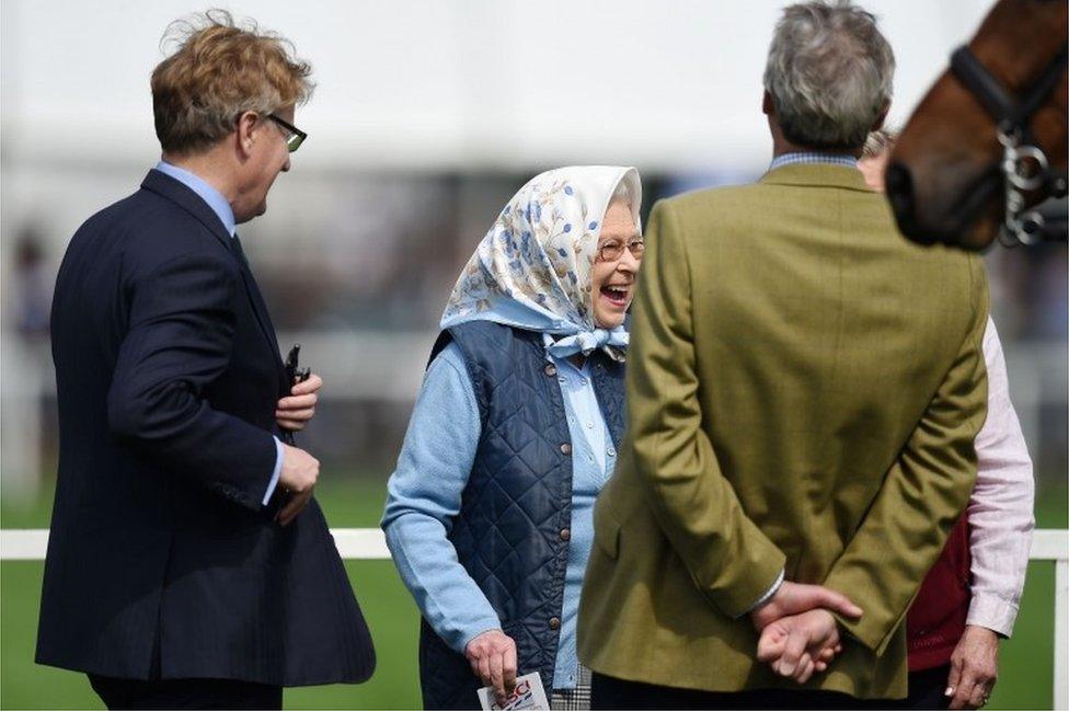 Queen with Tesco voucher