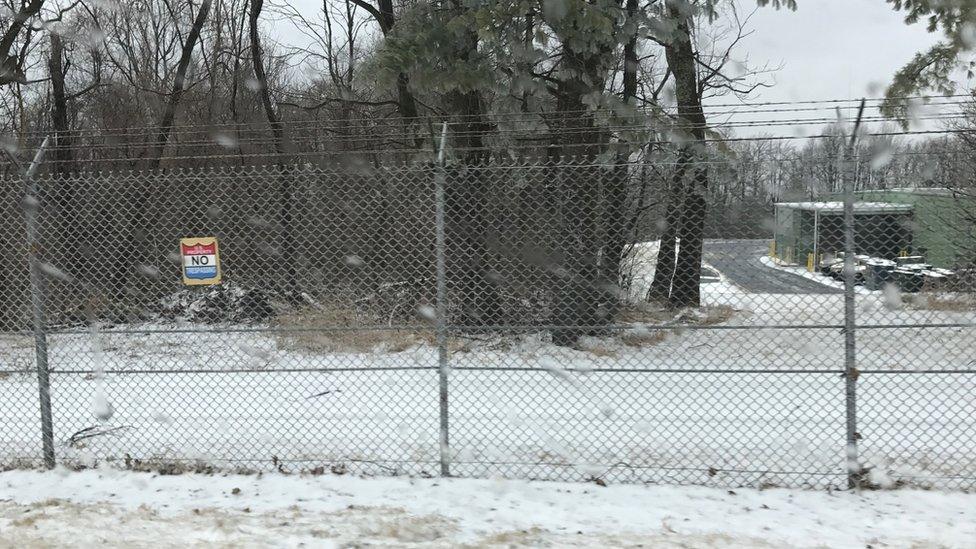 Mount Weather facilities - fence and building