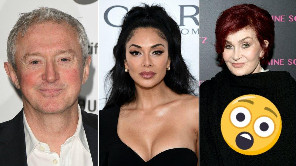 Louis Walsh, Nicole Scherzinger and Sharon Osborne