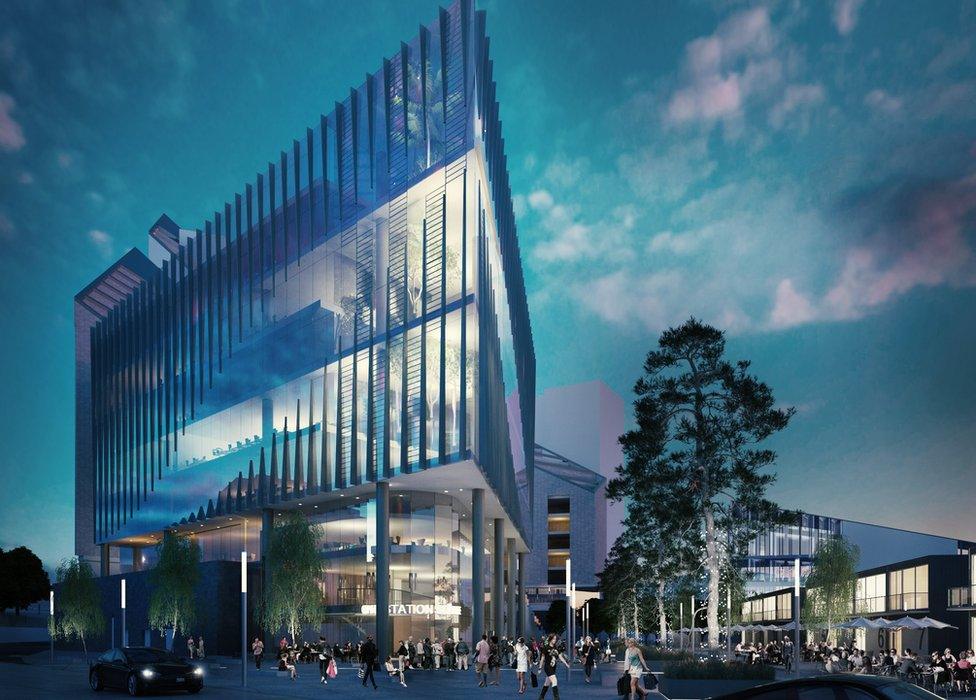 Proposals for new office building in Southampton city centre