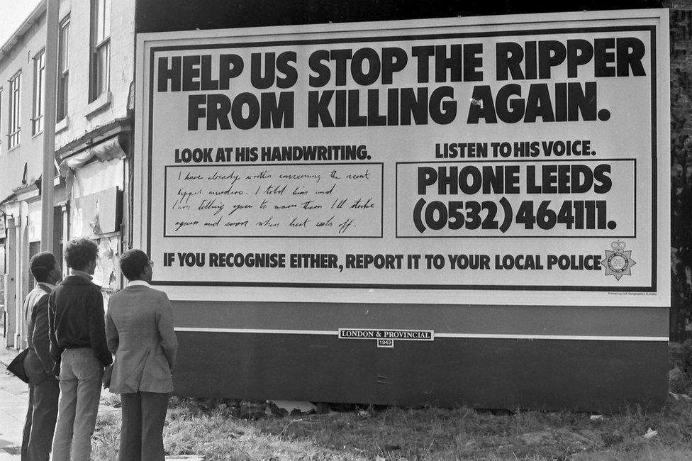 Help us stop the ripper sign