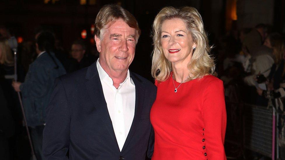 Rick Parfitt and his third wife Lindsay