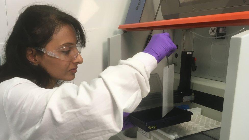 A scientist at the Francis Crick Institute one of the UK's leading research centres