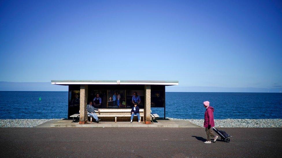 The seafront at Llandudno