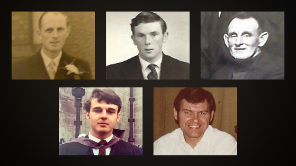 The victims of the Brougher IRA landmine attack