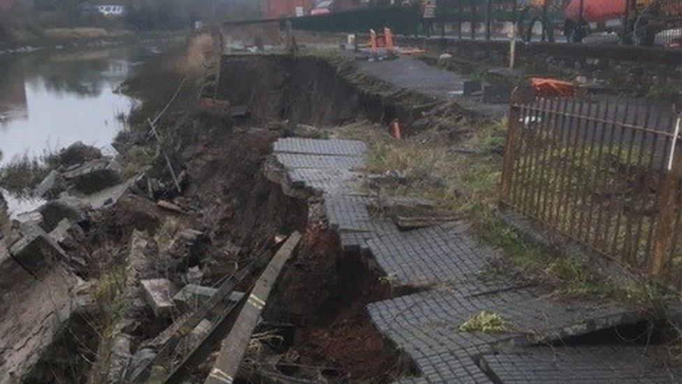 Cumberland Basin wall collapse