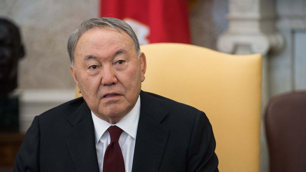 Kazakh President Nursultan Nazarbayev