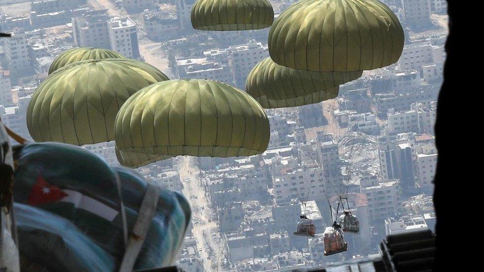 Jordanian air drop, 9 april