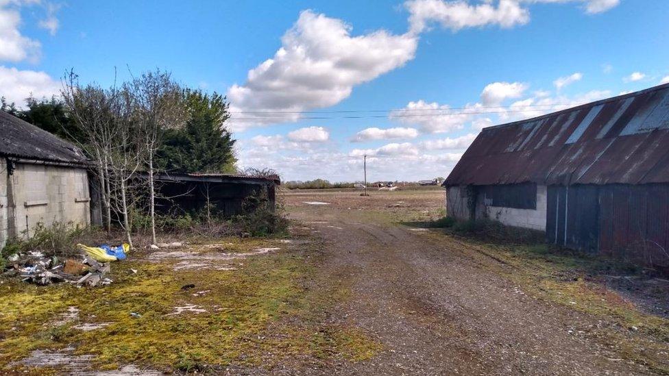 Site of potential new homes