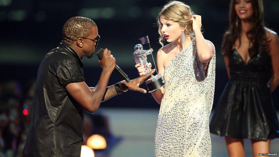 Kanye West and Taylor Swift