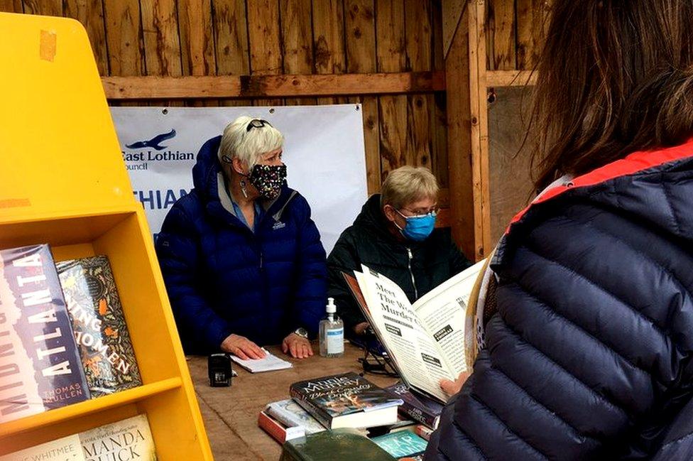 East Linton pop-up library