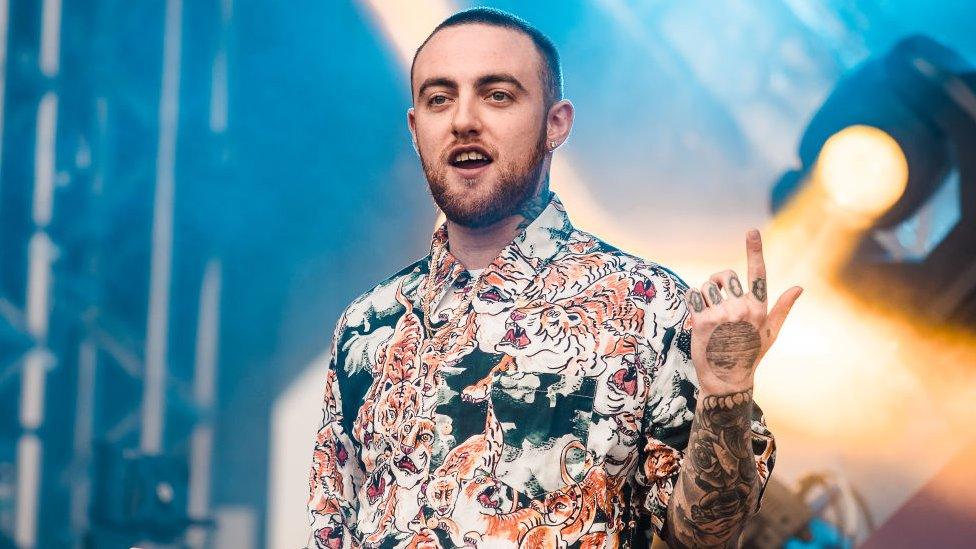 Mac Miller on stage