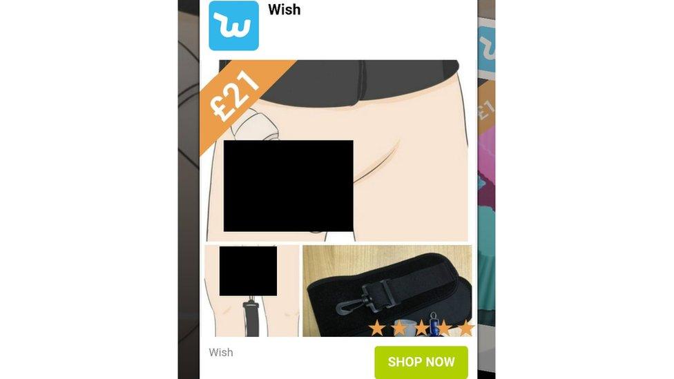 Wish advert