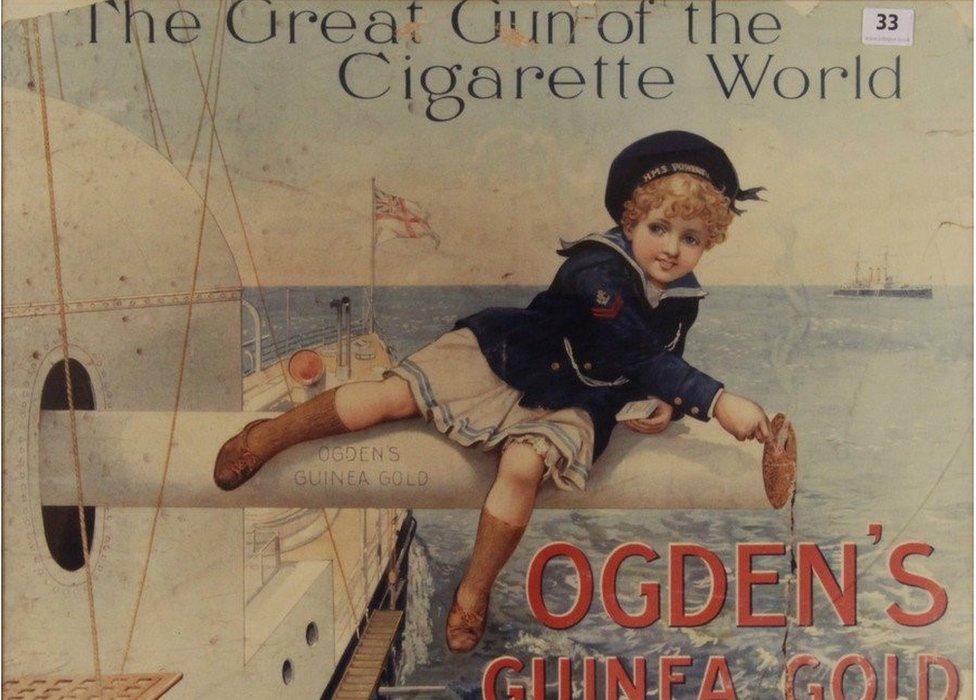 Advert for Ogden's Guinea Gold