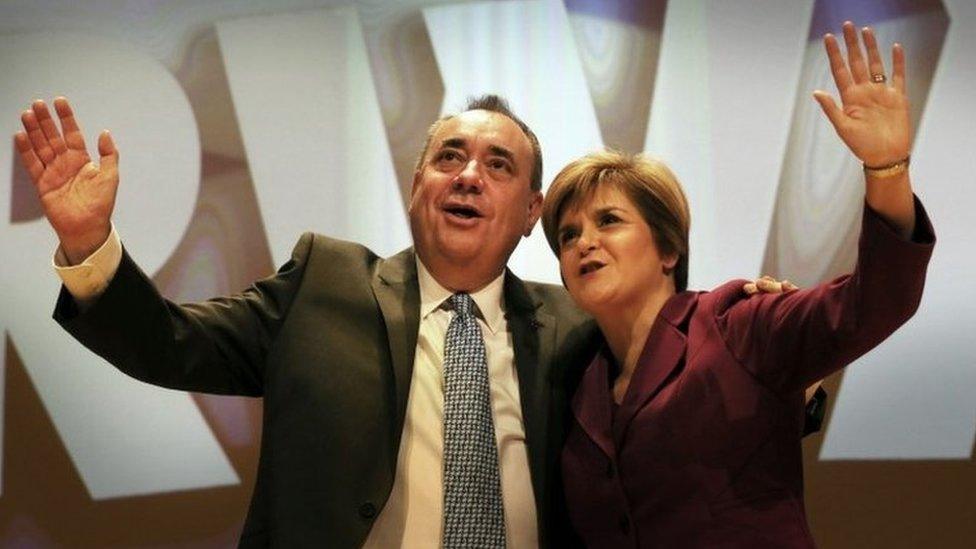 Alex Salmond and Nicola Sturgeon