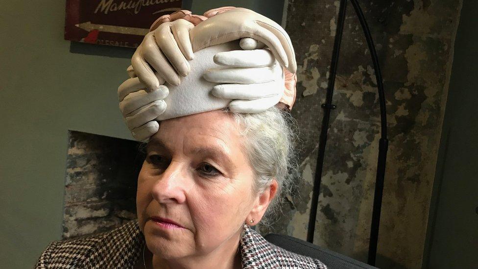 With Kid Gloves - hat worn by Felicity Shillingford