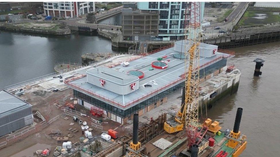 Isle of Man ferry terminal in Liverpool