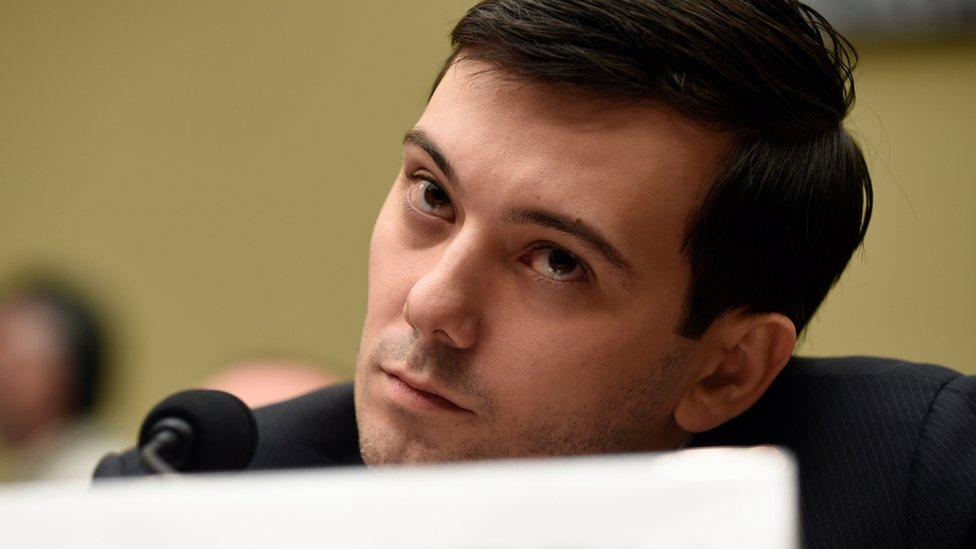 The flamboyant and controversial New York businessman Martin Shkreli