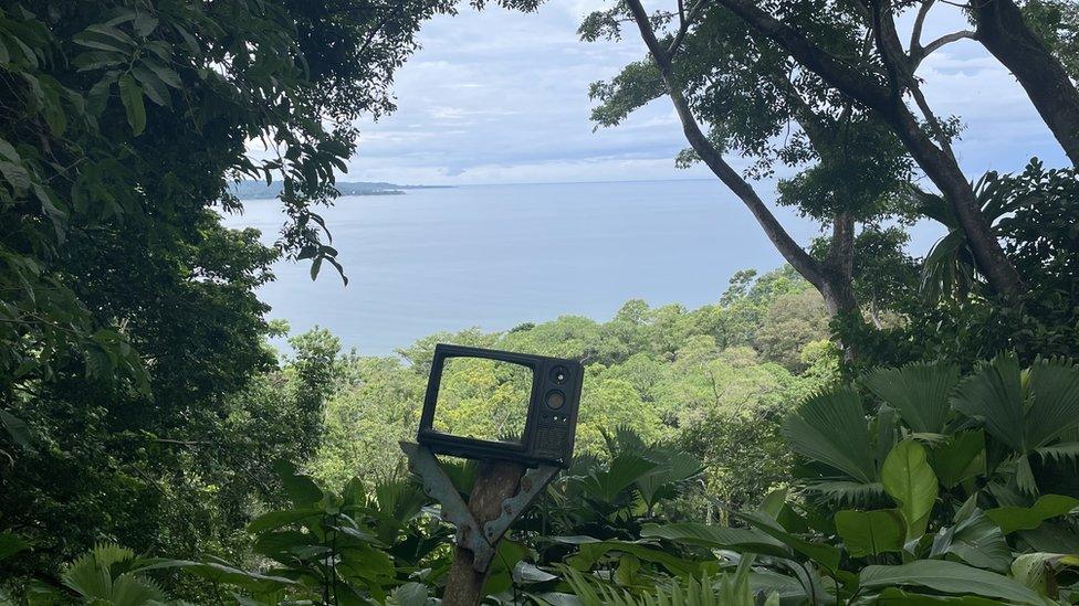 View of the ocean from Javier Lijo's land