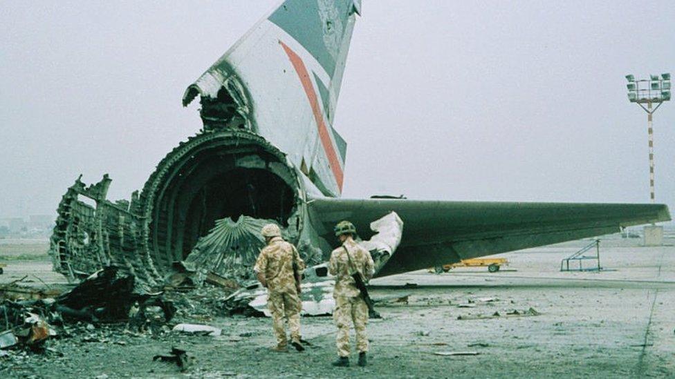 Flight BA149 destroyed on runway