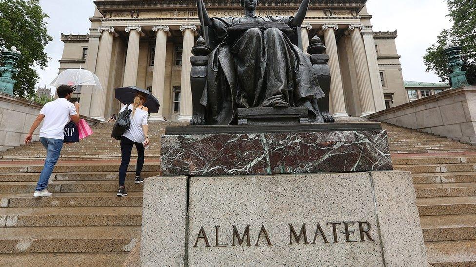 Alma Mater statue