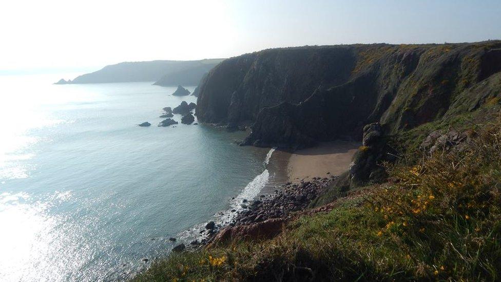 Lindsway Beach, Pembrokeshire.