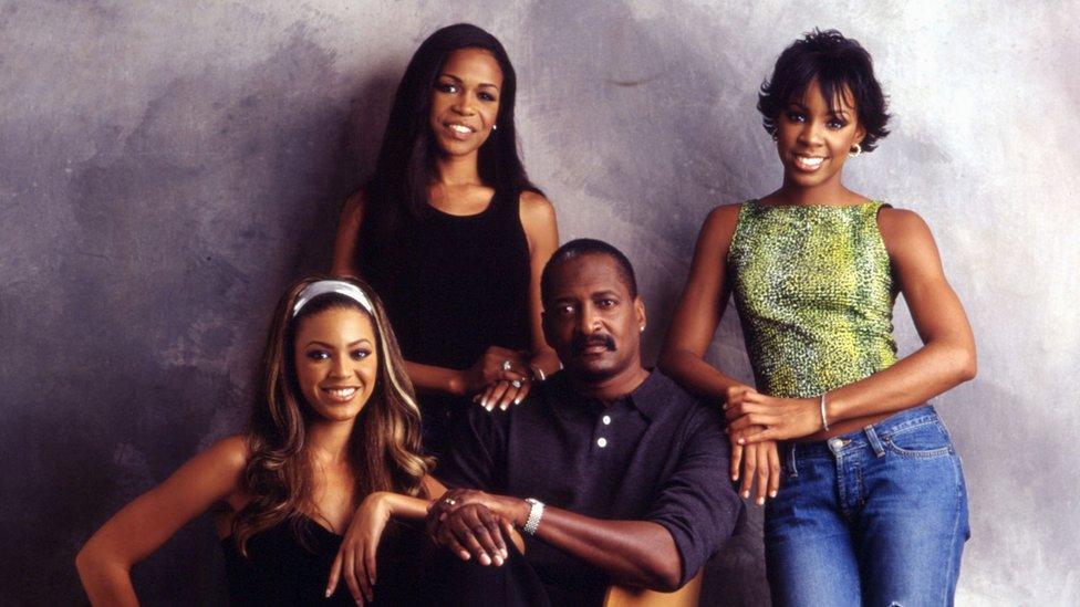 Destiny's Child and Matthew Knowles.