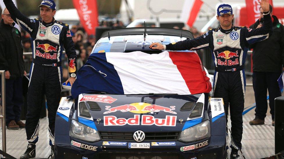 World Rally champion Sebastien Ogier