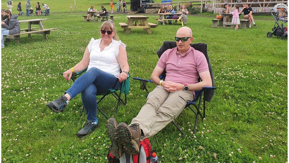 Revellers at Stendhall