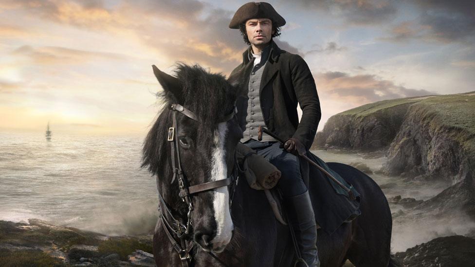 Aidan Turner as Ross Poldark in Poldark