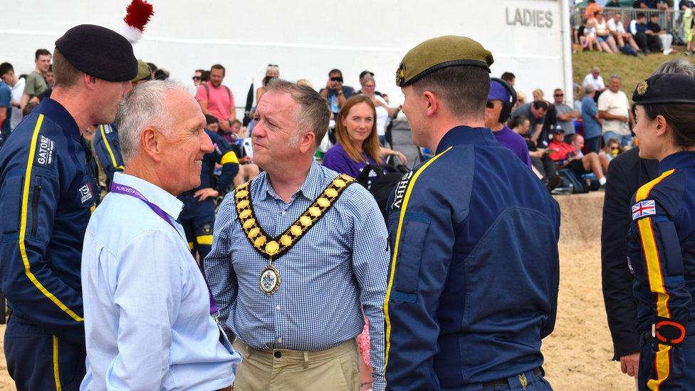 Ivan Henderson and Gary Scott at the Clacton Airshow