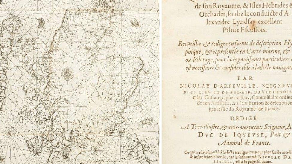 Oldest Scottish sea map