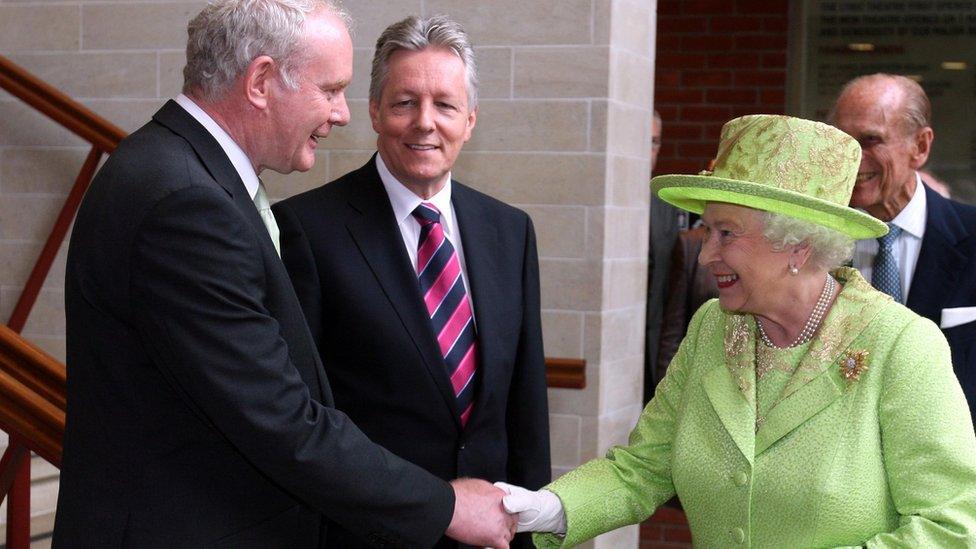 The Queen and Martin McGuinness