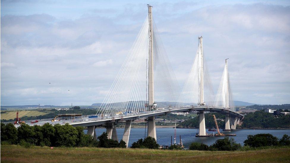 File photo dated 20/06/17 of the new Queensferry Crossing bridge from South Queensferry