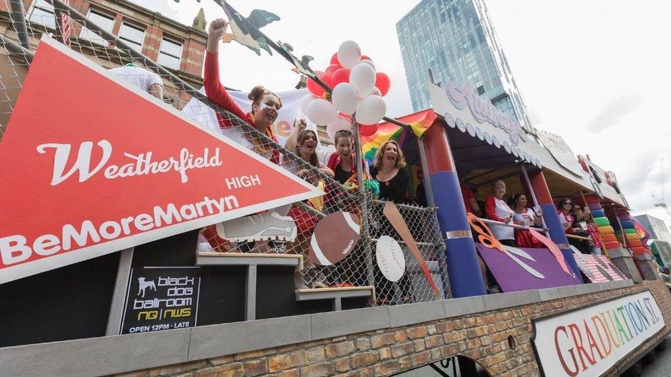 Coronation Street float