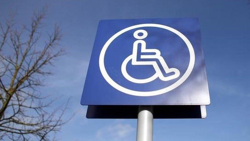 Wheelchair sign