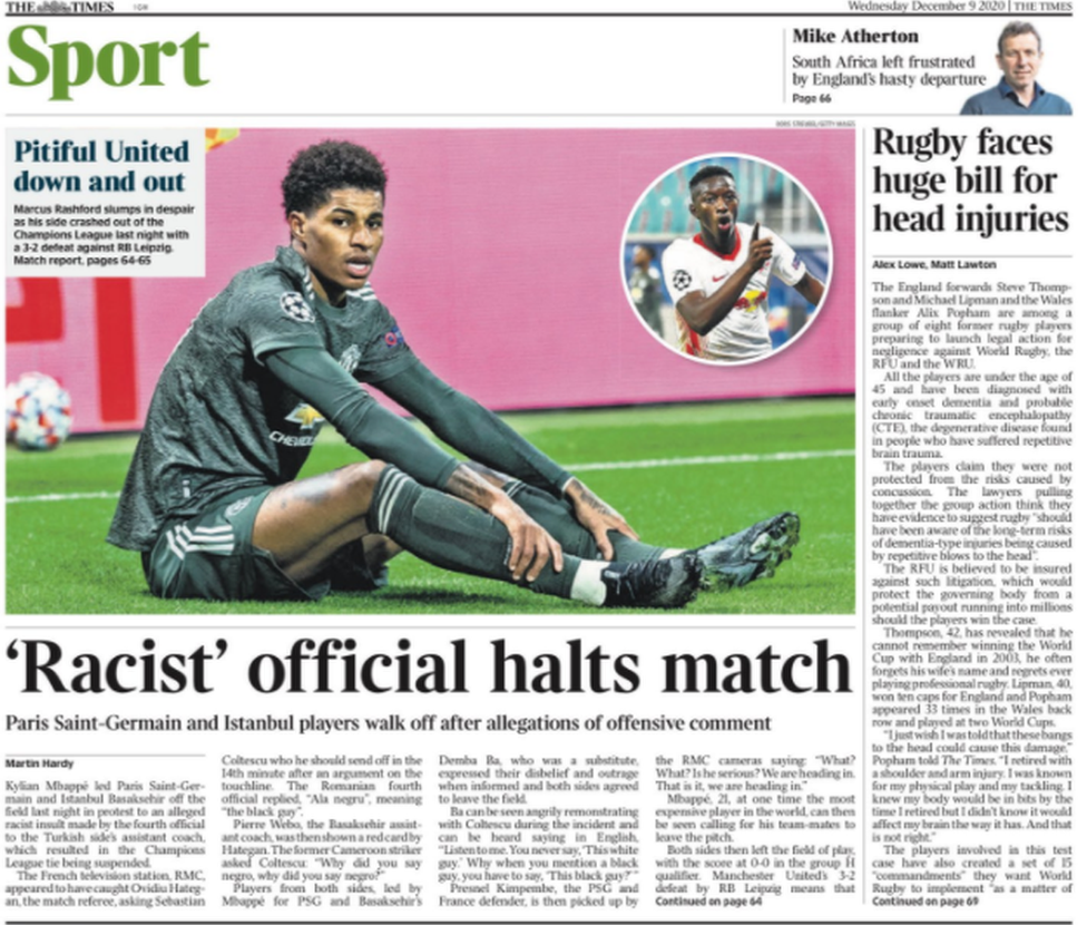 Times back page