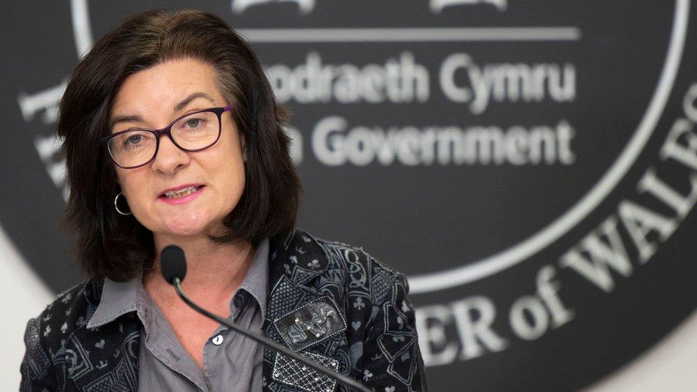 Welsh health minister Eluned Morgan.